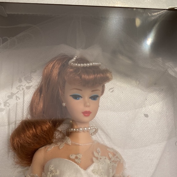 NRFB Wedding Day Barbie ~ Reproduction Of 1961 Doll - Red Head 💍💒 - Picture 5 of 13